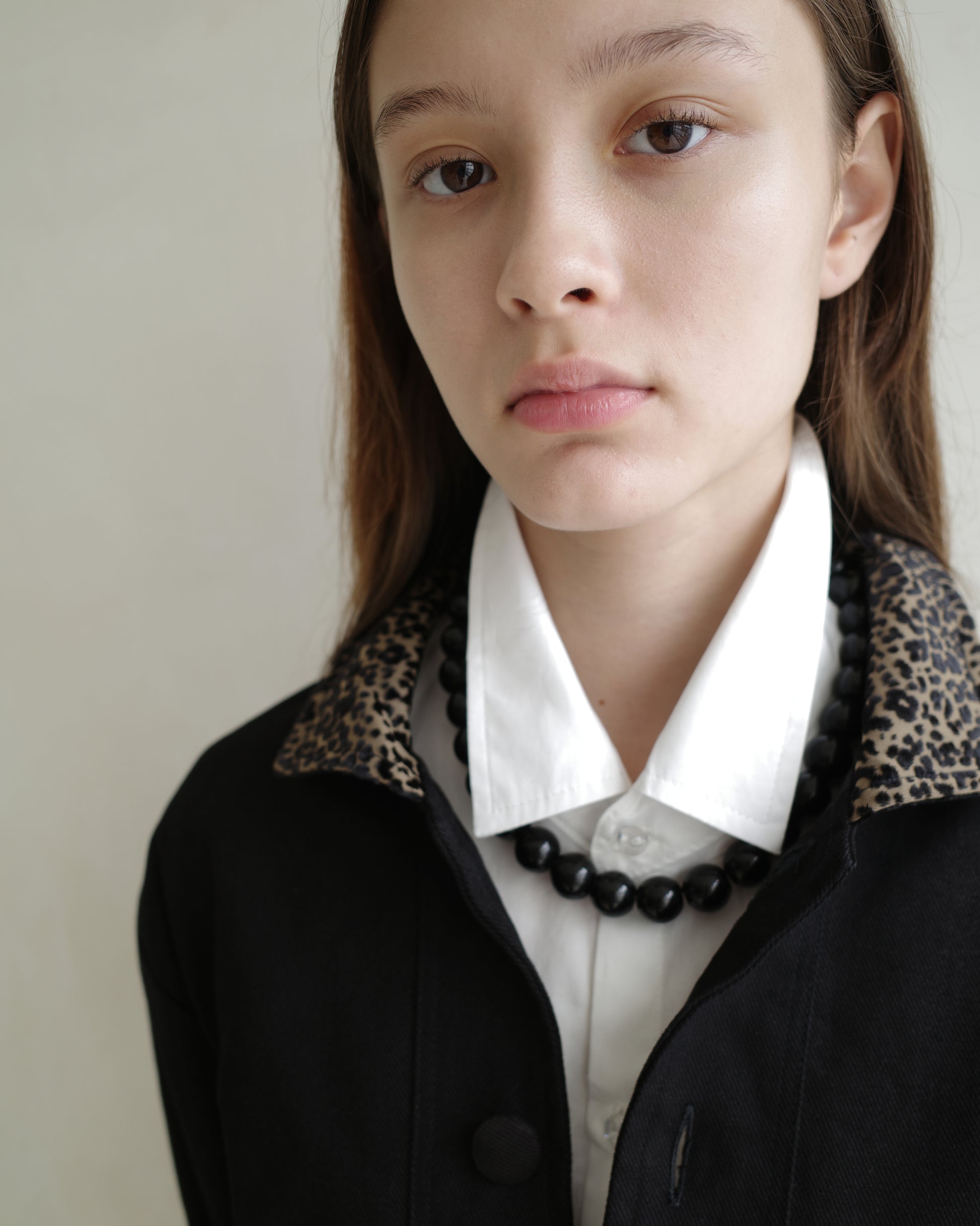 Leopard Collar Jacket