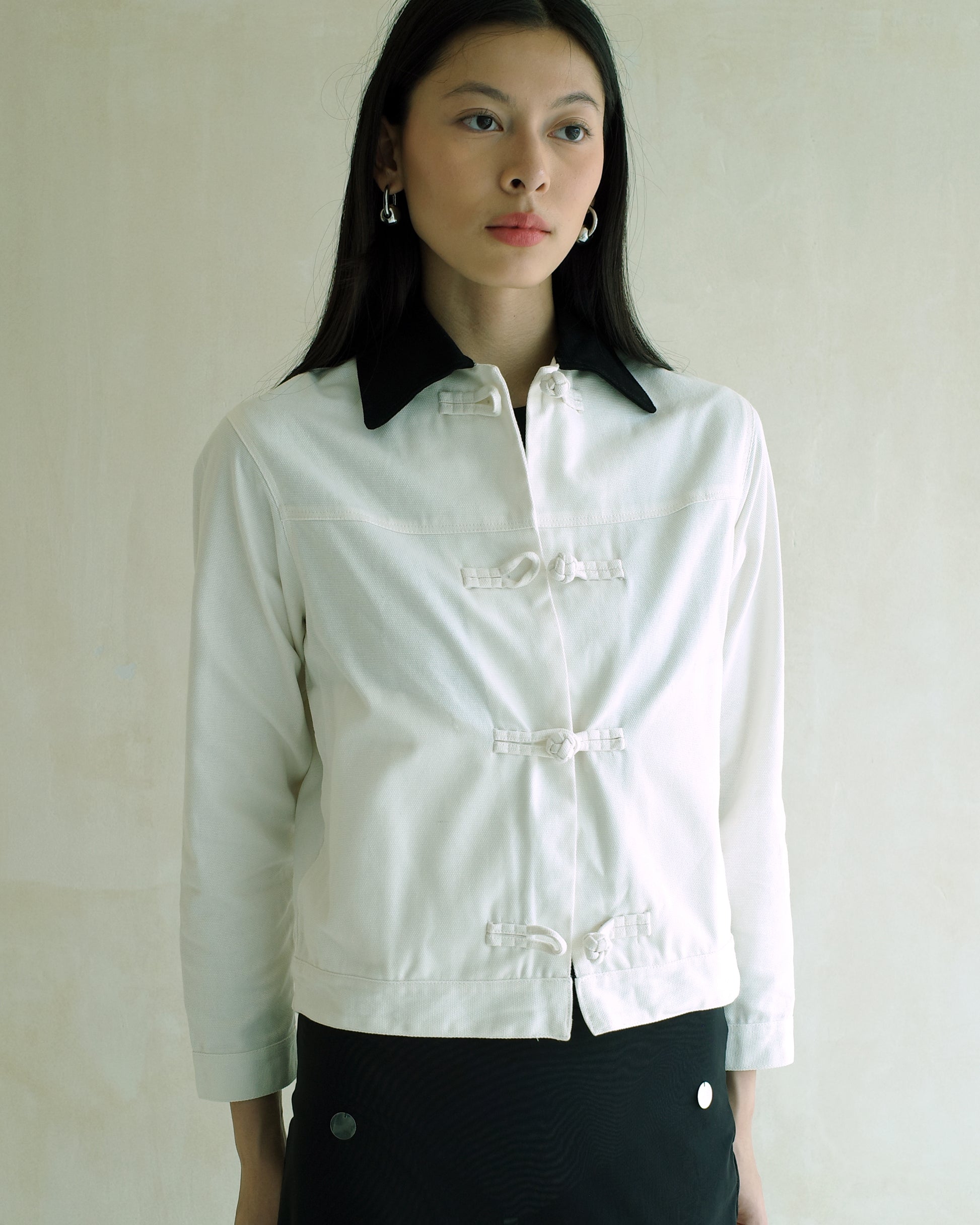 Knots Jacket in Cream