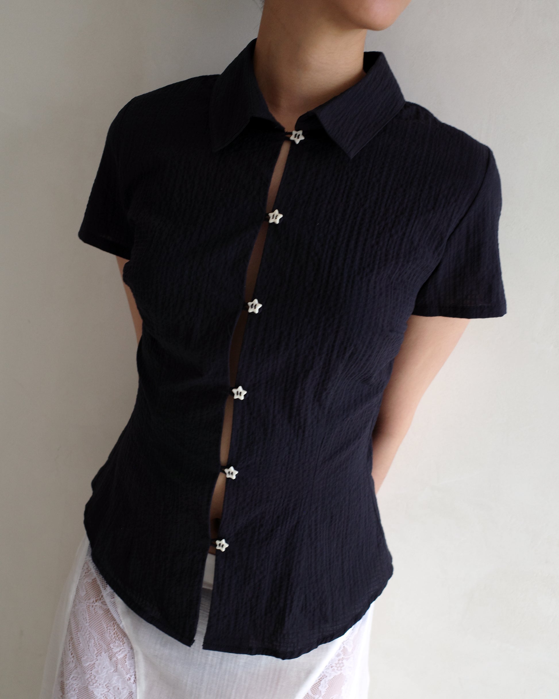 Star Buttons Women's Shirt