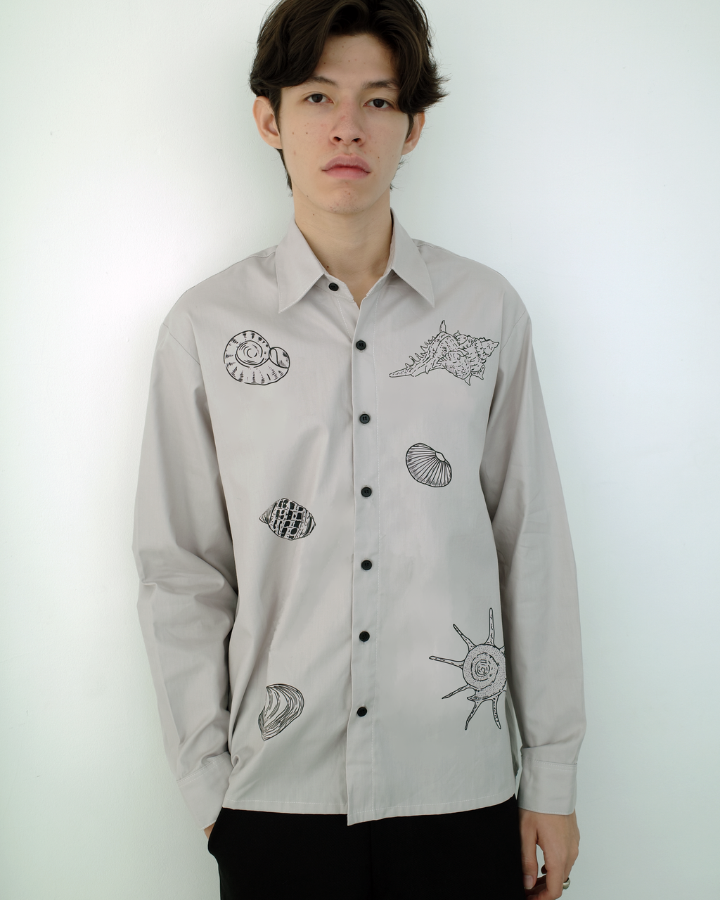 Shell Shirt in Grey