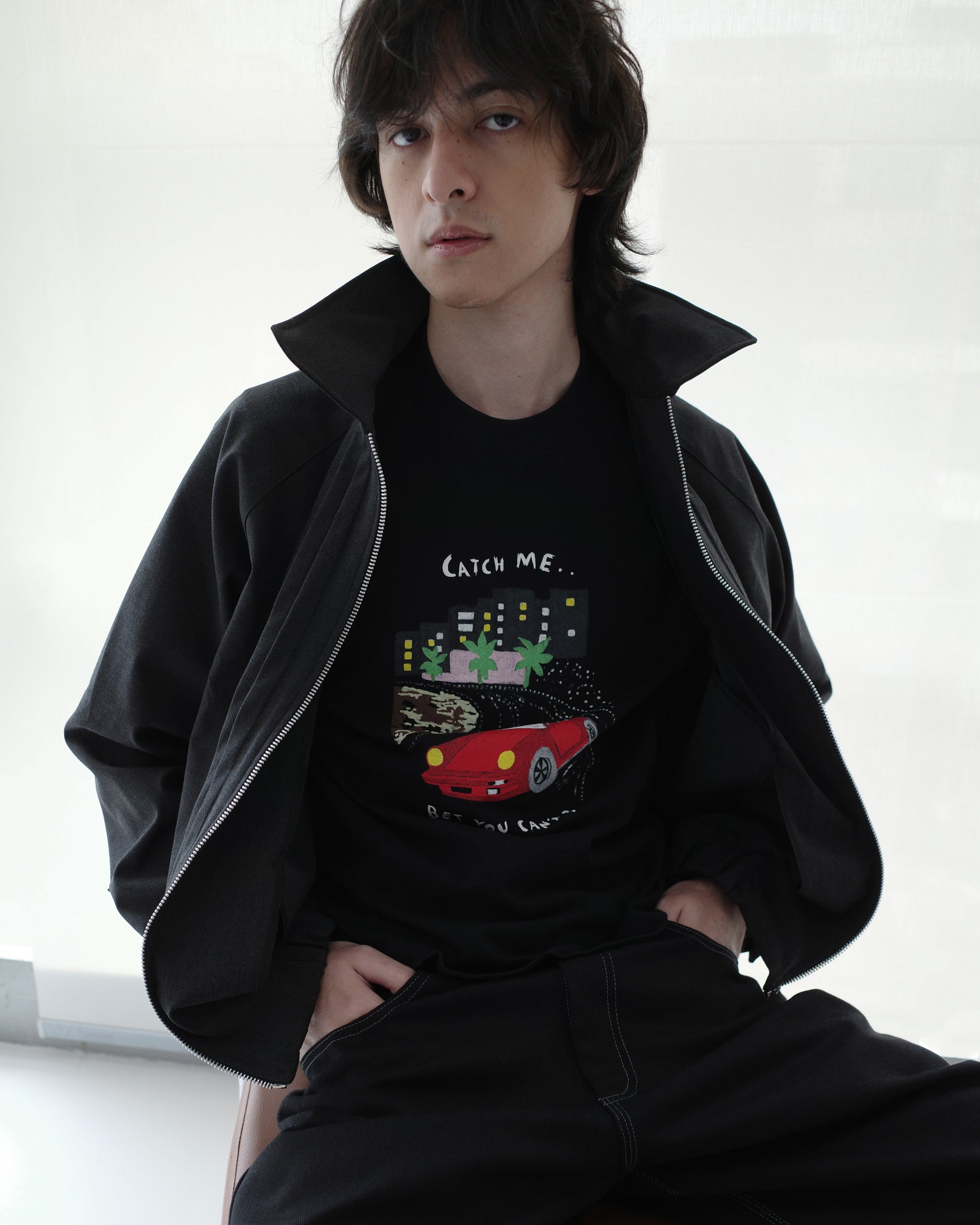 Vroom T-Shirt in Black