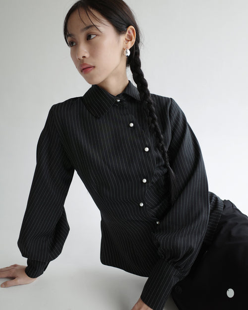 Baxter Shirt in Pinstripes