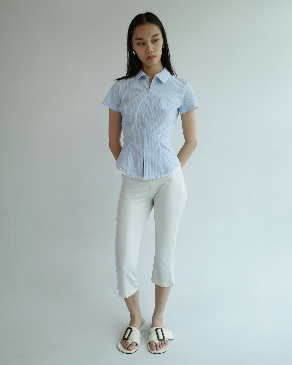 Alpen Shirt in Blue Stripes